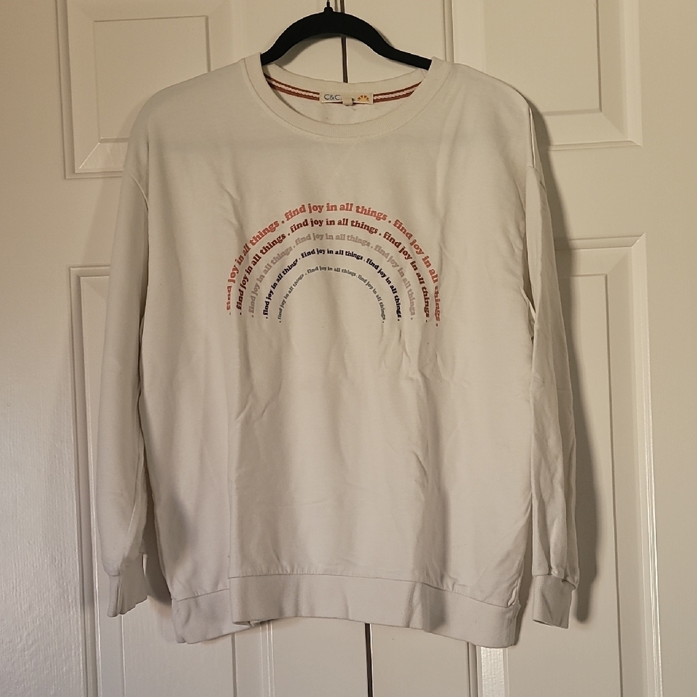 C&C California Women's Graphic Lightweight Sweatshirt Large